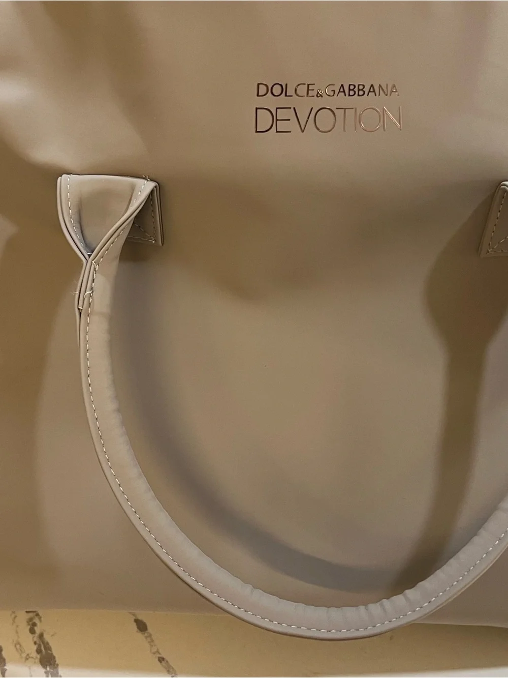 Dolce & Gabbana Devotion GWP Duffel Bag Warm Gray / Taupe Tone NWO